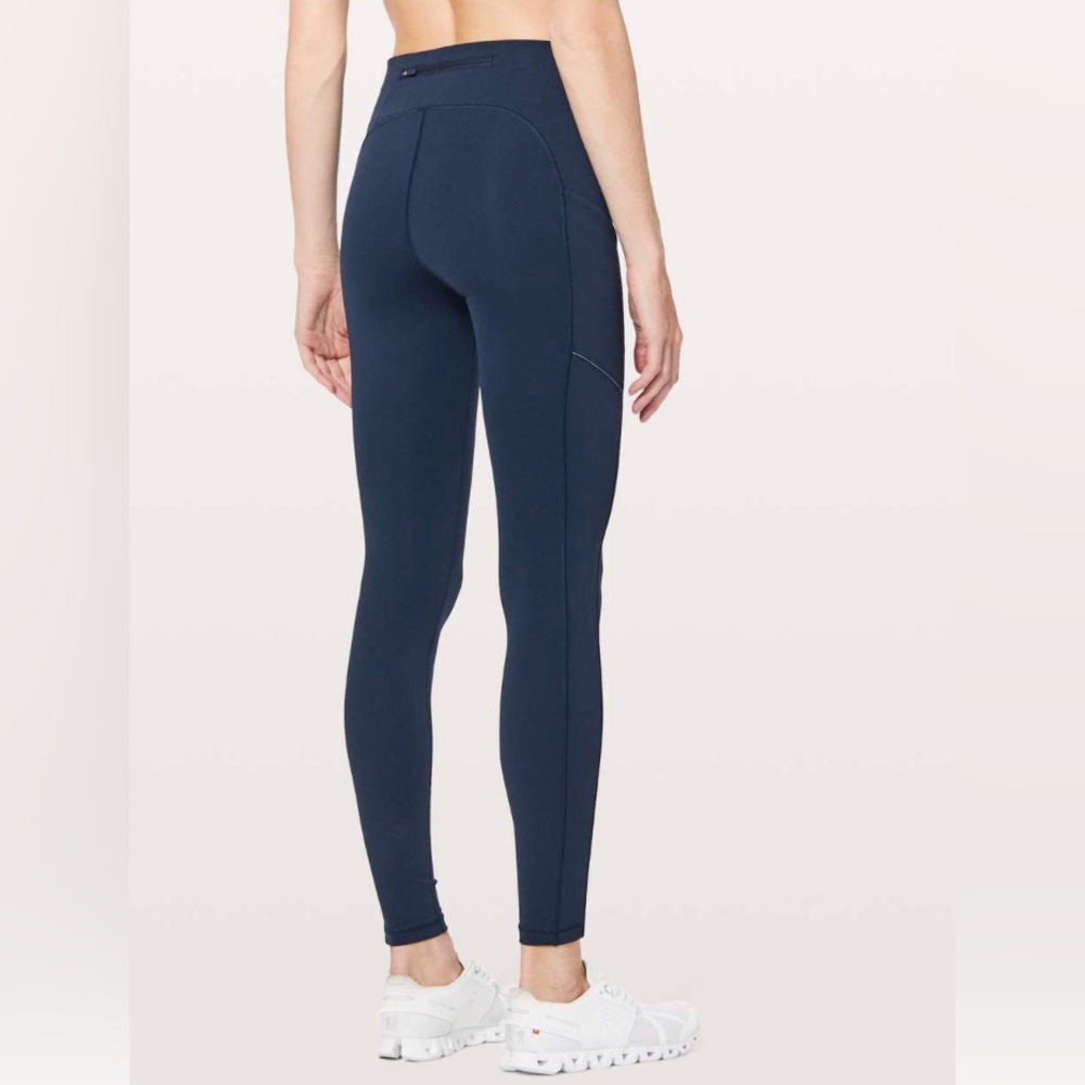 NAVY BLUE Lululemon Speed Up Tight 28" Full-On Luxtreme, EUC size 4 (tag intact)